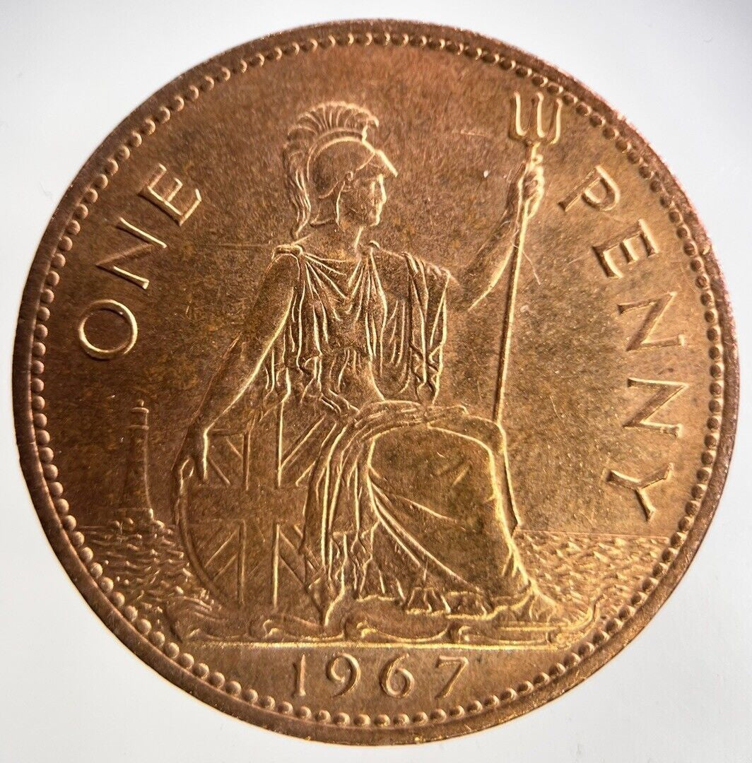 1967 Elizabeth II 2nd One Penny Coin | Very High Grade