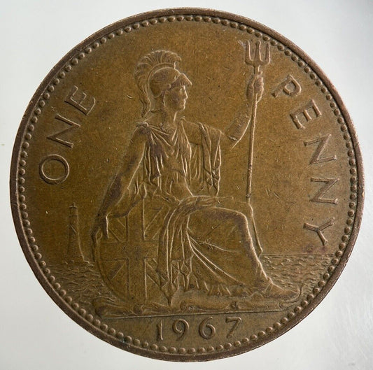 1967 Elizabeth II 2nd One Penny Coin | Fine Collectable Grade
