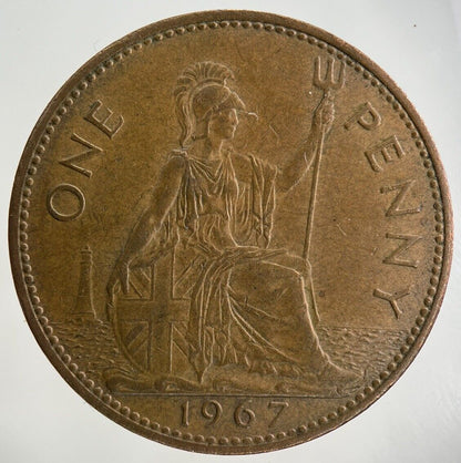 1967 Elizabeth II 2nd One Penny Coin | Fine Collectable Grade
