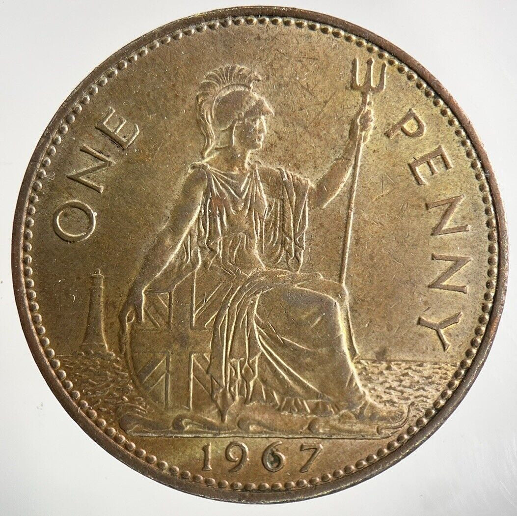 1967 Elizabeth II 2nd One Penny Coin | Very High Grade