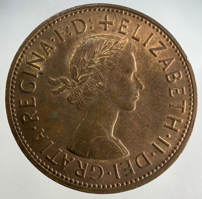 1967 Elizabeth II 2nd One Penny Coin | Very Fine Grade