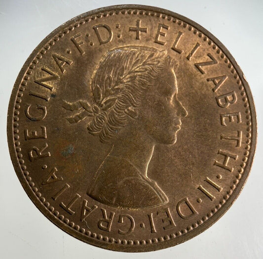 1967 Elizabeth II 2nd One Penny Coin | Very Fine Grade