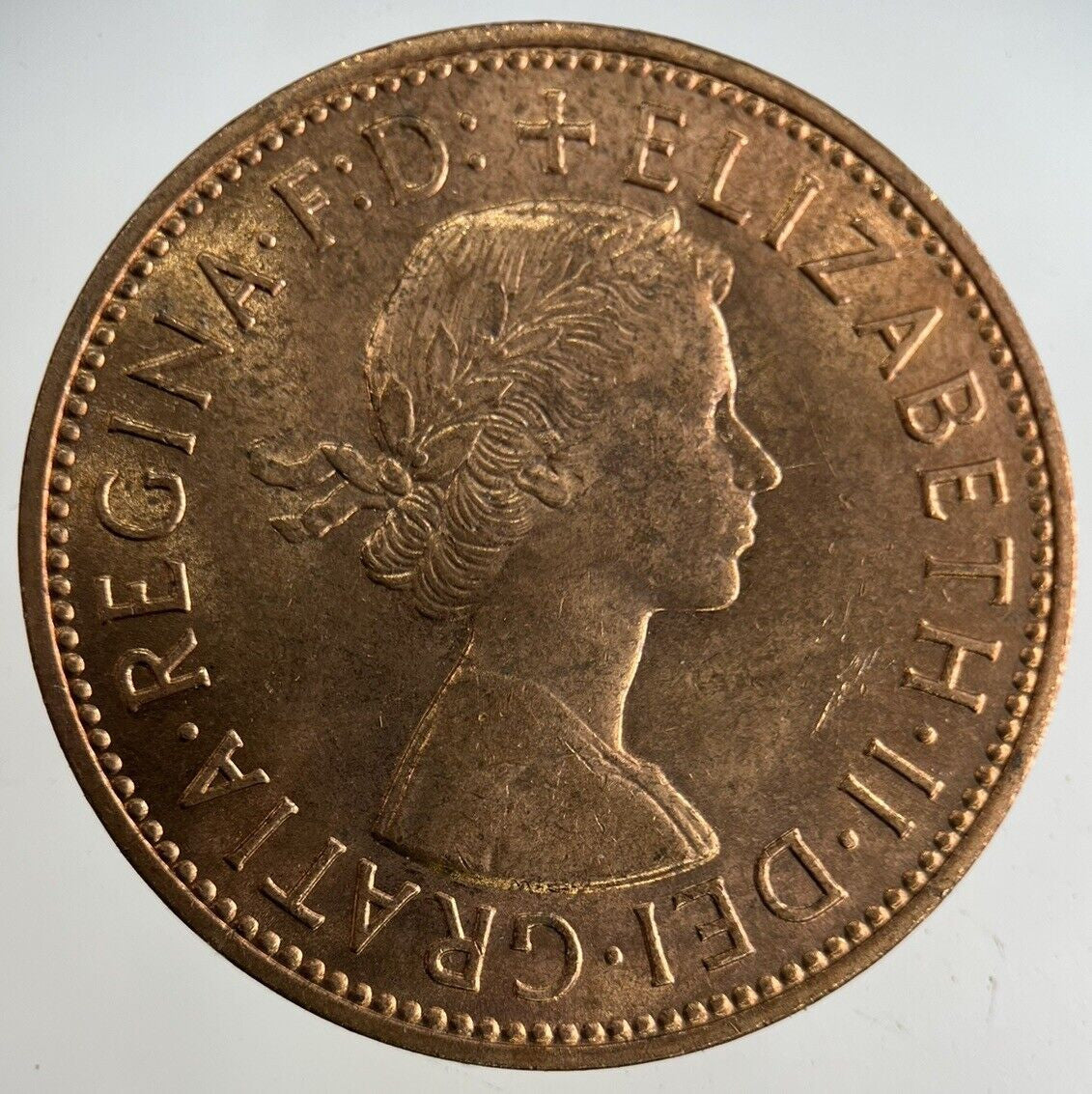 1967 Elizabeth II 2nd One Penny Coin | Very Fine Grade