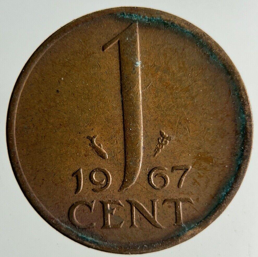1967 Netherlands 1 Cent Coin | Fine Collectable Grade