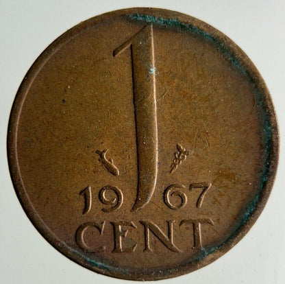1967 Netherlands 1 Cent Coin | Fine Collectable Grade