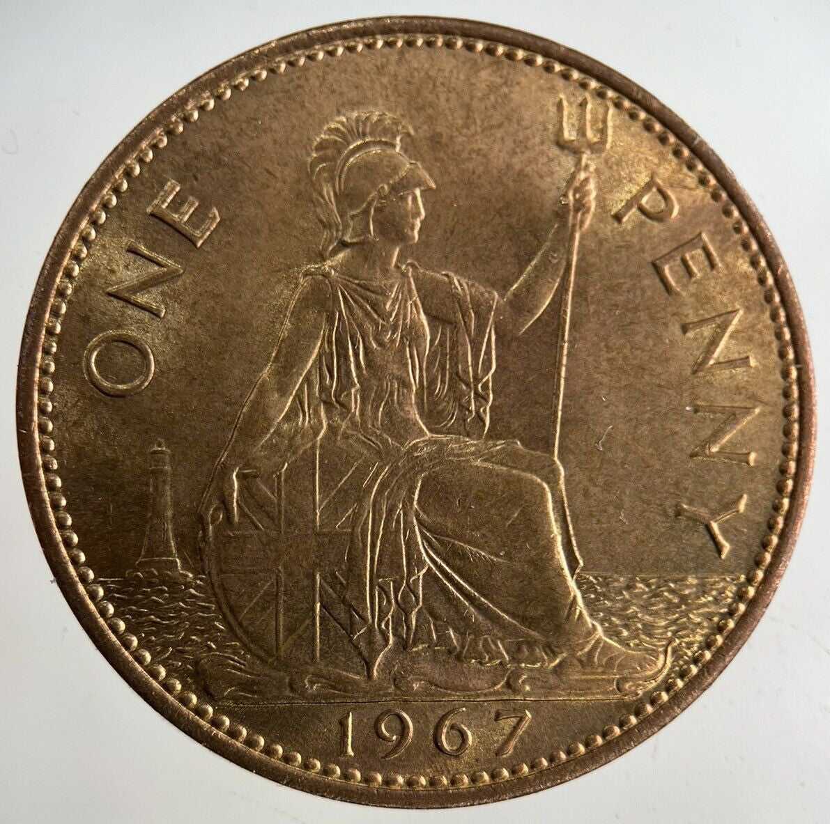 1967 Elizabeth II 2nd One Penny Coin | Very Fine Grade
