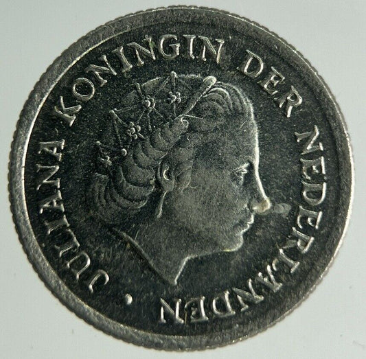 1967 Netherlands 10 Cents Coin | Fine Collectable Grade