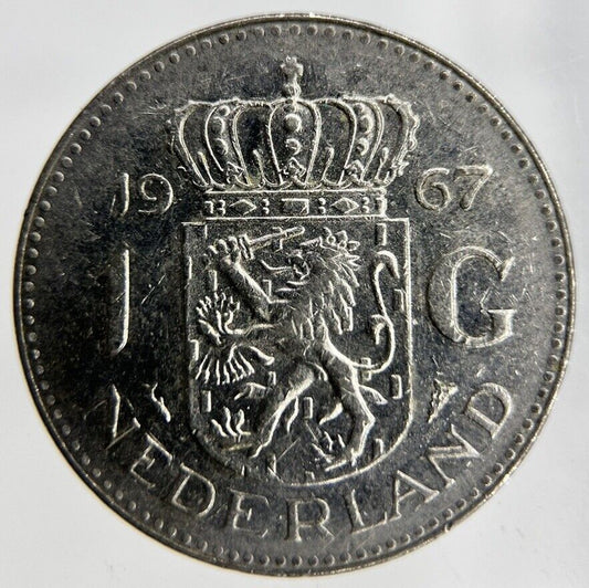 1967 Netherlands 1 Gulden Coin | Fine Collectable Grade