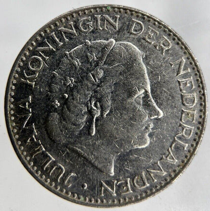 1967 Netherlands 1 Gulden Coin | Fine Collectable Grade
