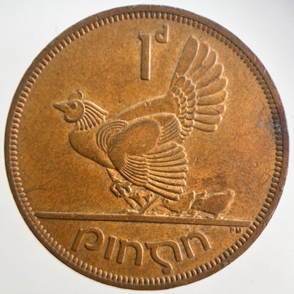 1967 Irish Penny Coin | Very High Grade | a4726