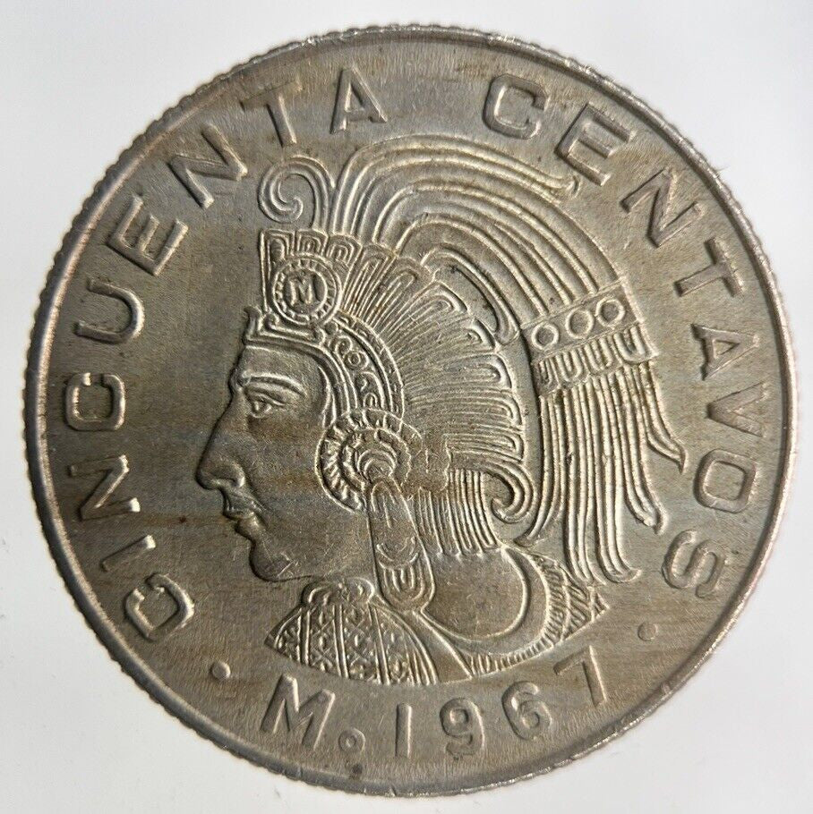1967 Mexico 50 Centavos Coin | Very High Grade