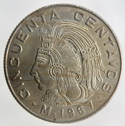 1967 Mexico 50 Centavos Coin | Very High Grade