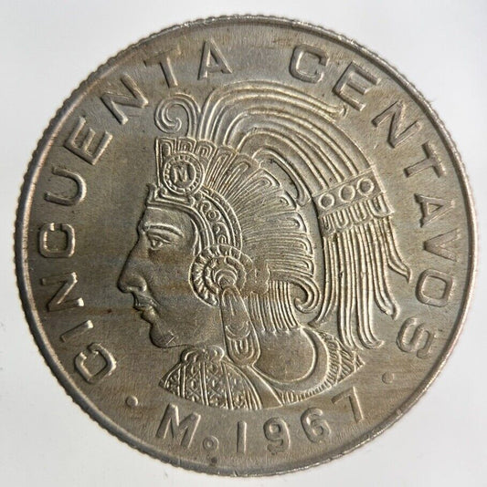 1967 Mexico 50 Centavos Coin | Very High Grade