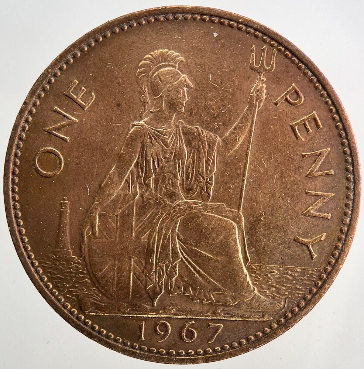 1967 Elizabeth II One Penny Coin | Very High Grade