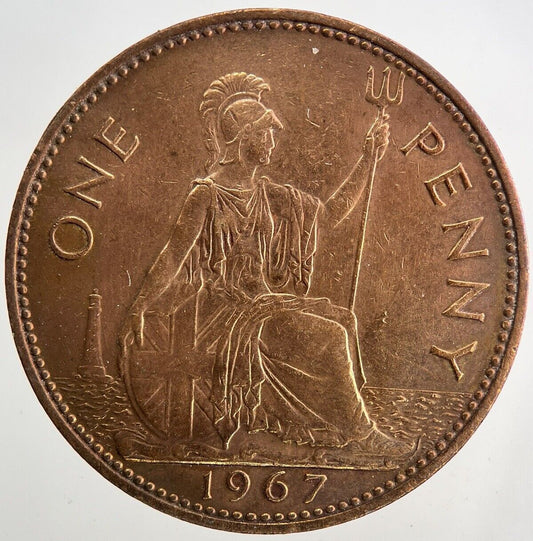 1967 Elizabeth II One Penny Coin | Very High Grade