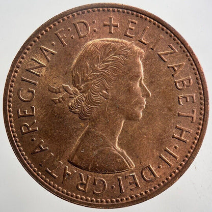 1967 Elizabeth II One Penny Coin | Very Fine Grade | a5959