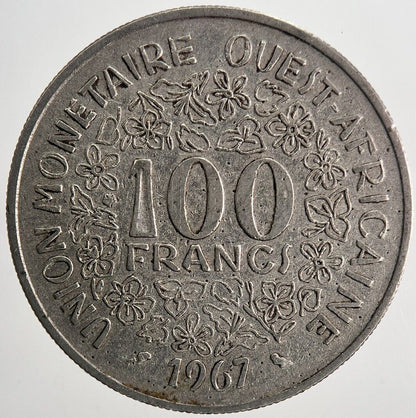 1967 France West Africa 100 Franc Coin | Very High Grade