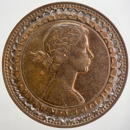 1967 Modified Elizabeth II Penny Coin | Fine Collectable Grade | a7770