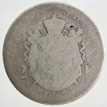 1967 France 2 Franc Silver Coin | Fair Grade