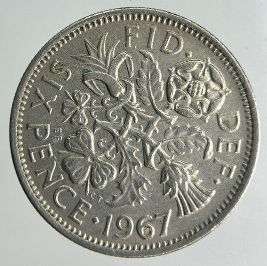 1967 Elizabeth II 2nd Sixpence Coin | Fine Collectable Grade