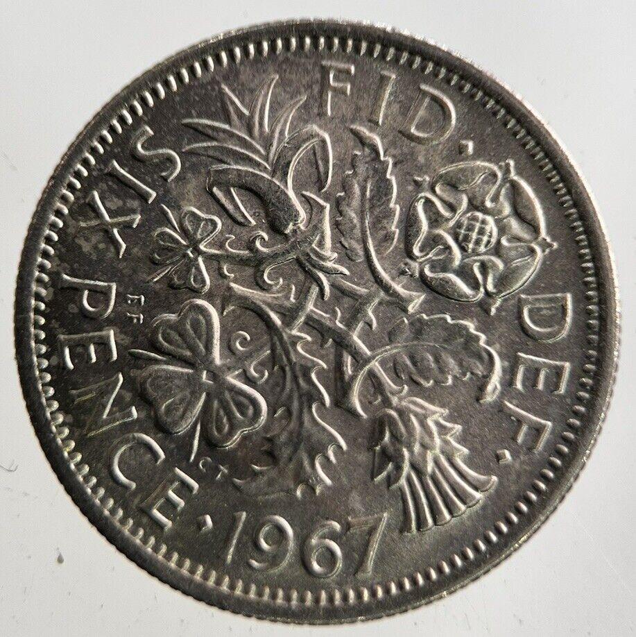 1967 Elizabeth II 2nd Sixpence Coin | Fine Collectable Grade