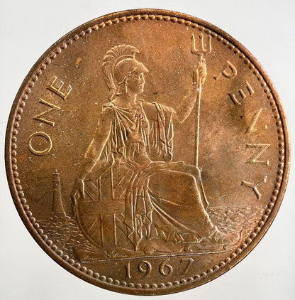 1967 Elizabeth II 2nd One Penny Coin | Very High Grade