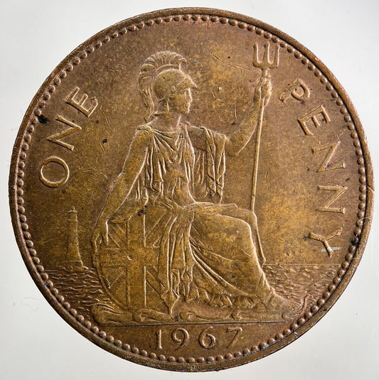 1967 Elizabeth II 2nd One Penny Coin | Very High Grade