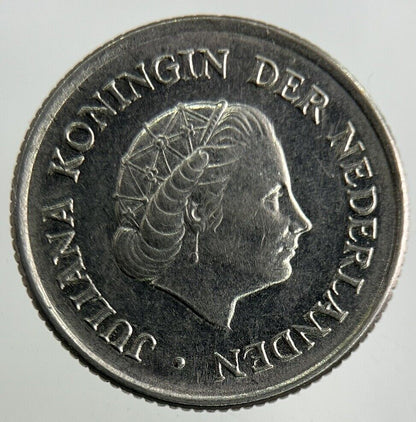 1967 Netherlands 25 Cents Coin | Fine Collectable Grade