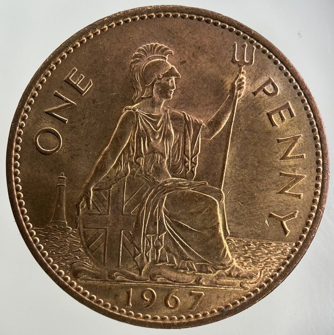 1967 Elizabeth II 2nd One Penny Coin | Very High Grade