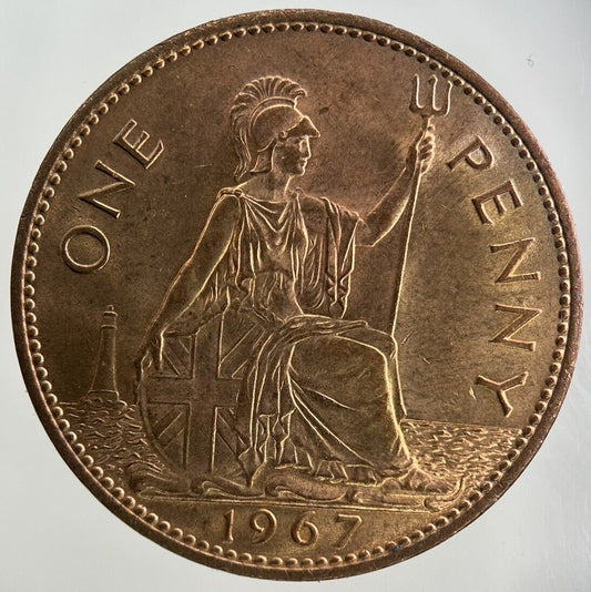 1967 Elizabeth II 2nd One Penny Coin | Very High Grade
