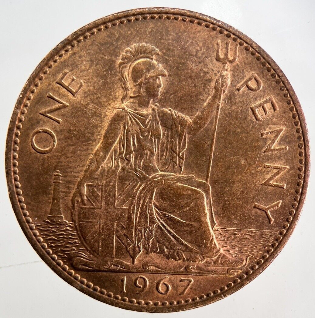 1967 Elizabeth II 2nd One Penny Coin | Very High Grade