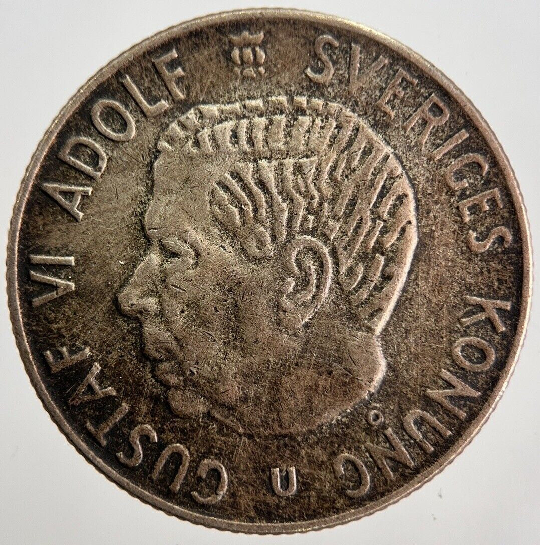 1967 Sweden 1 Krona Silver Coin | Fine Collectable Grade | a7167