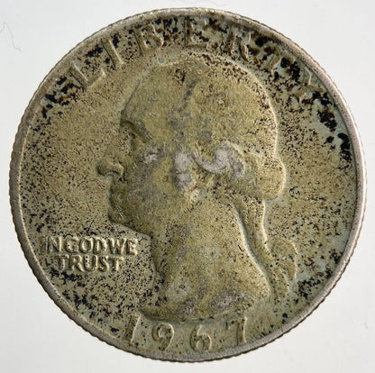 1967 US USA One Quarter Coin | Fine Collectable Grade