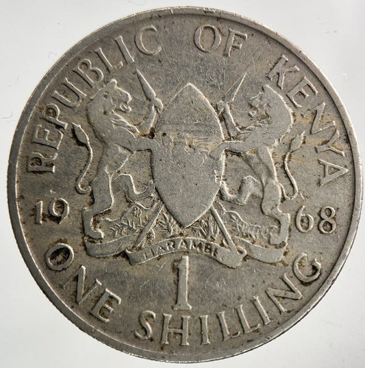 1968 Africa Kenya 1 Shilling Coin | Collectable Grade