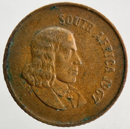 1967 South Africa 1 Cent Coin | Fine Collectable Grade