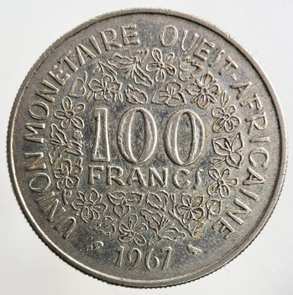 1967 West Africa States 100 Francs Coin | Fine Collectable Grade