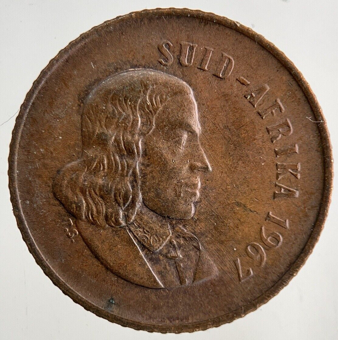 1967 South Africa 1 Cent Coin | Fine Collectable Grade
