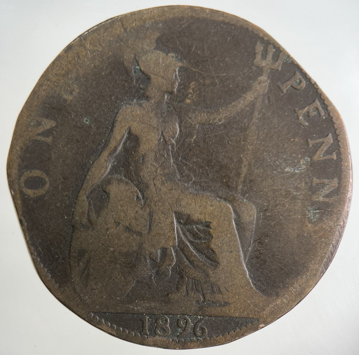 1896 Victoria One Penny Coin | Collectable Grade