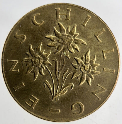 1968 Austria 1 Schilling Coin | Fine Collectable Grade