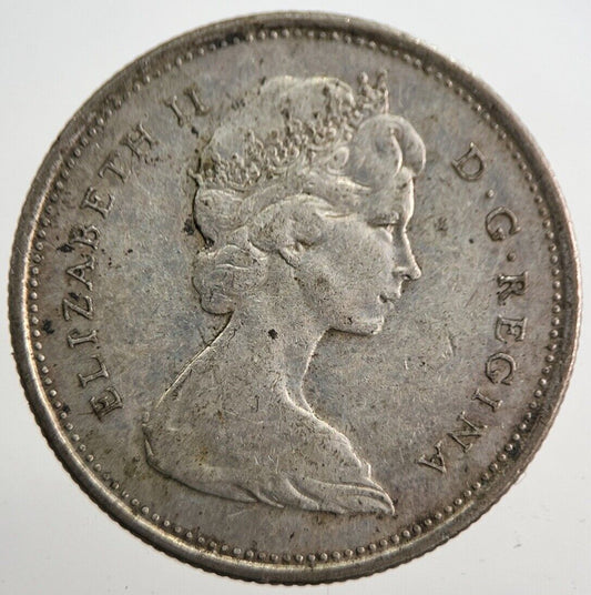 1968 Canada 25 Cents Silver Coin | Fine Collectable Grade | a7632