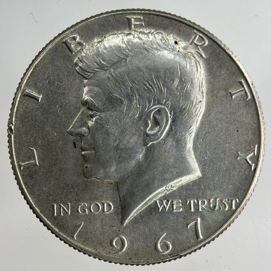 1967 US USA Kennedy Half-Dollar Silver Coin | Very High Grade