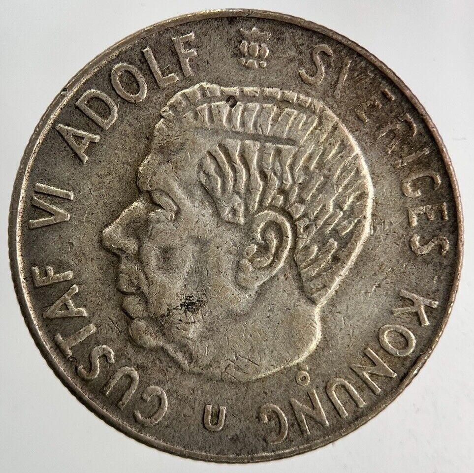 1967 Sweden 1 Krona Silver Coin | Fine Collectable Grade