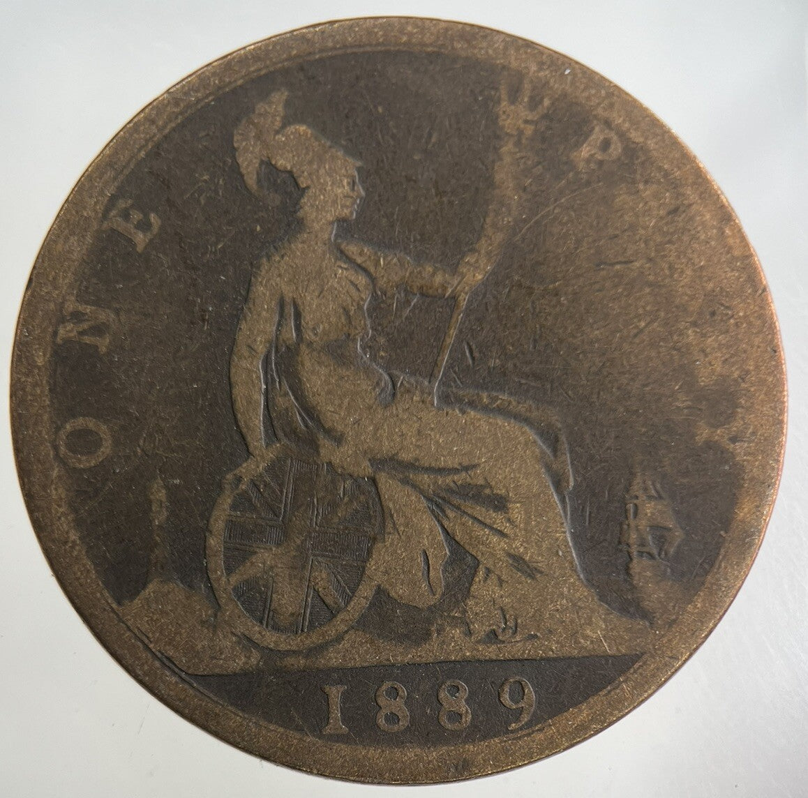 1889 Victoria One Penny Coin | Collectable Grade