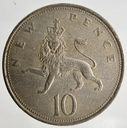 1968 Elizabeth II 10p 10 Ten Pence Coin | Fine Collectable Grade