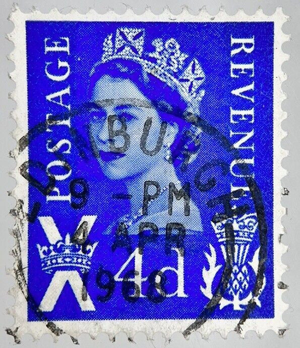 1968 British Elizabeth II 4 Four-Pence 4d Stamp | Collectable Grade