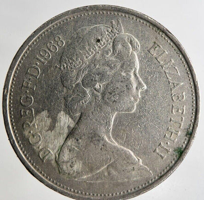 1968 Elizabeth II 10p 10 Ten Pence Coin | Fine Collectable Grade