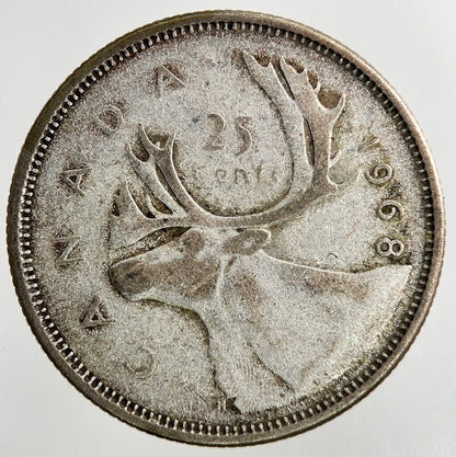 1968 Canada 25 Cents Silver Coin | Collectable Grade