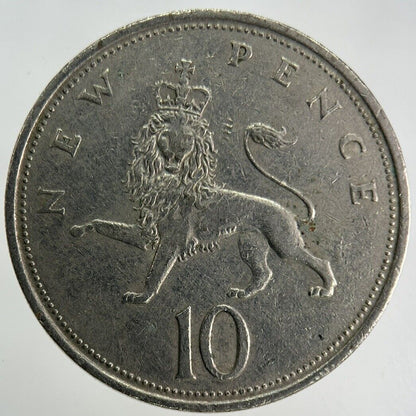 1968 Elizabeth II 2nd 10p Ten-Pence Coin | Fine Collectable Grade