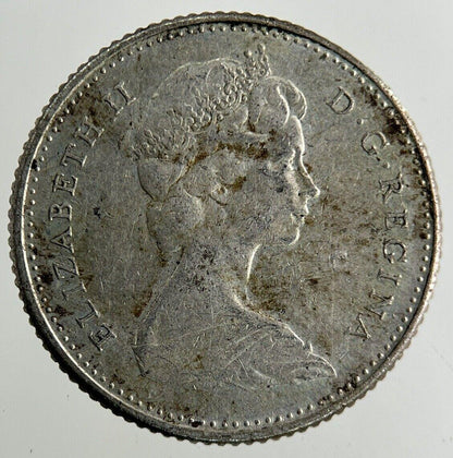 1968 Canada 10 Cents Silver Coin | Fine Collectable Grade