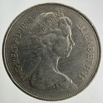 1968 Elizabeth II 2nd 10p Ten-Pence Coin | Fine Collectable Grade